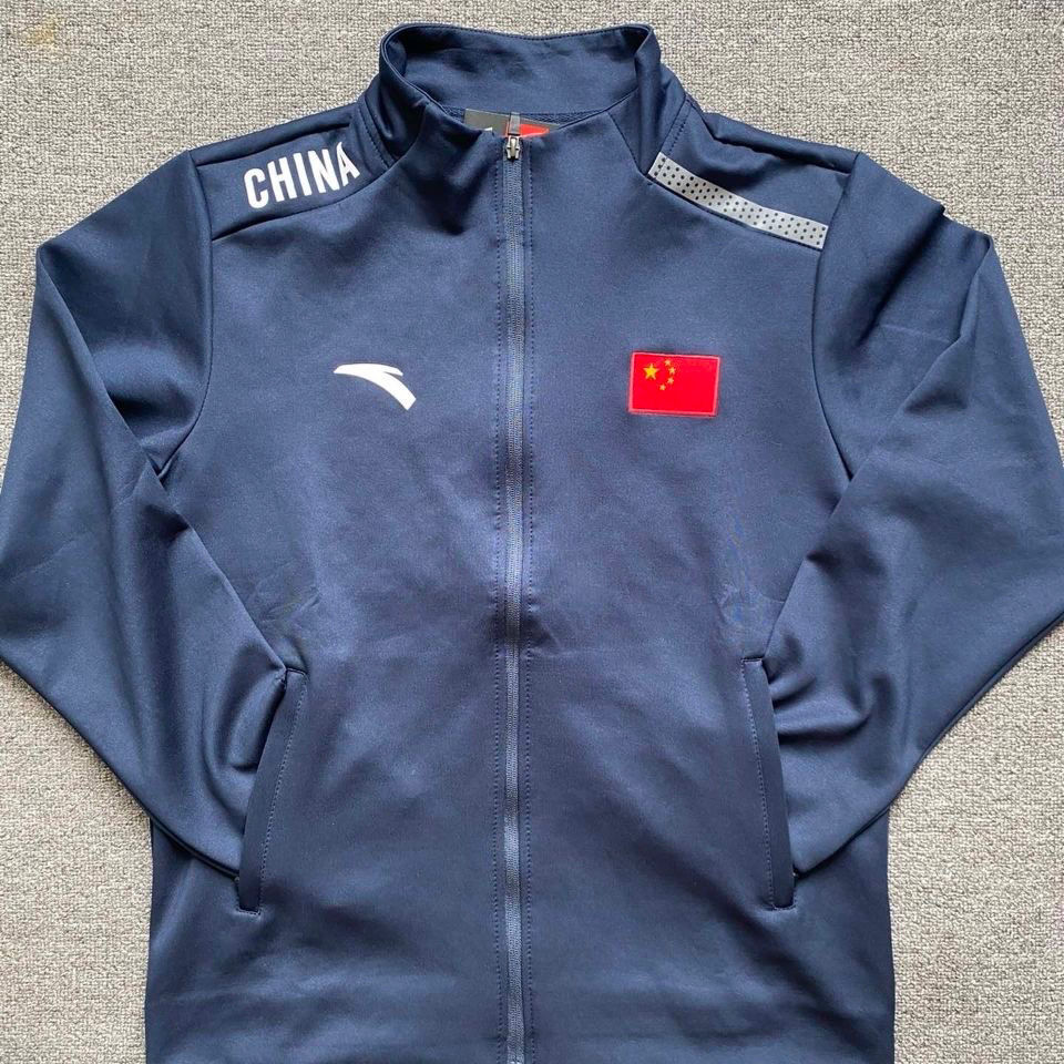 中国运动外套男女国服长袖休闲运动员训练服团体出场班服可印标字