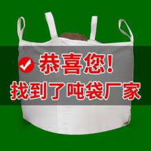 白色全新集装袋吨包1t吊带太空袋吨袋软托盘加厚吨包袋厂家 批发