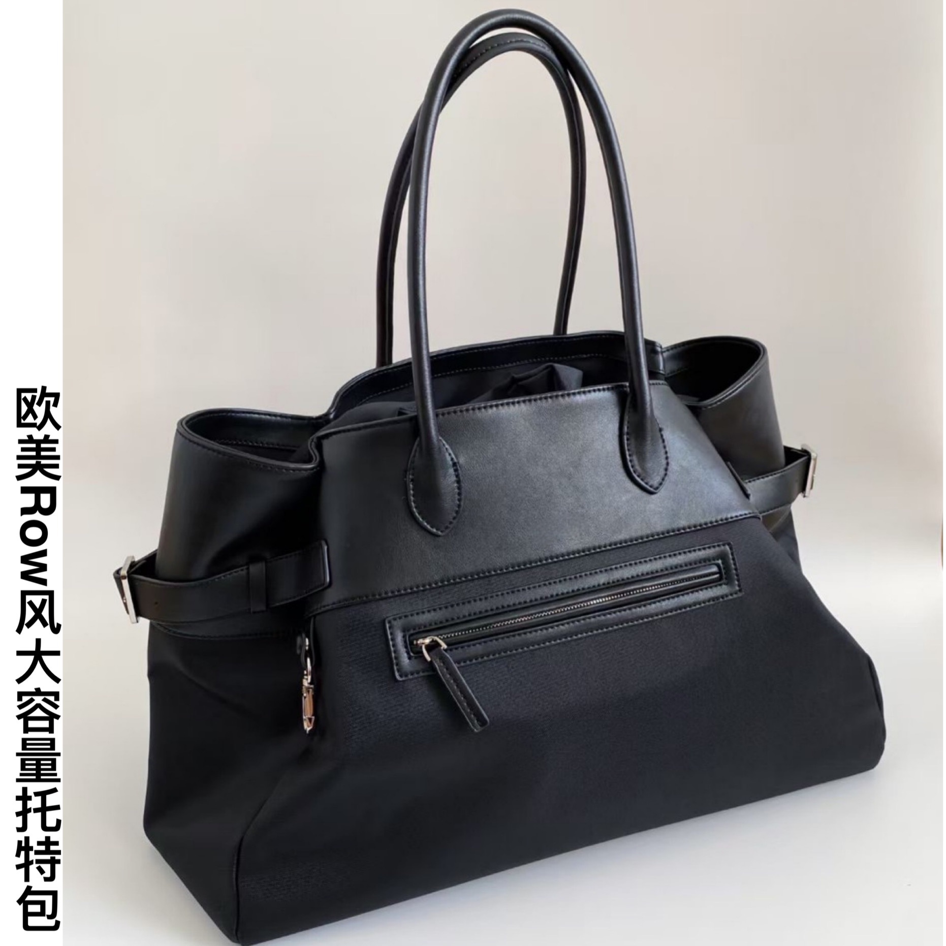 新款the托特包margaux15/17尼龙通勤大容量单肩手提女包旅行大包