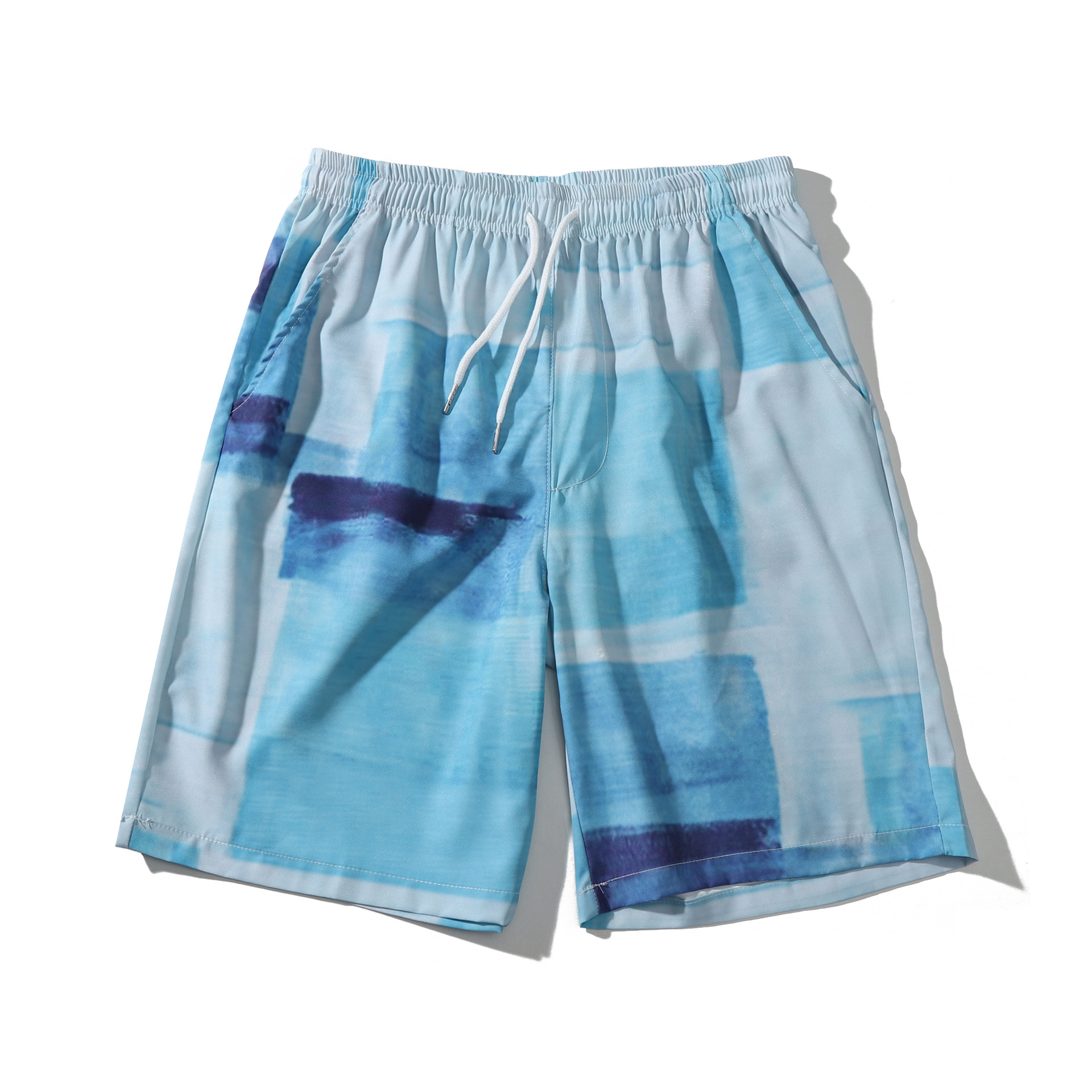 夏威夷短裤男女休闲宽松海边度假沙滩裤情侣温泉游泳裤套装花短裤