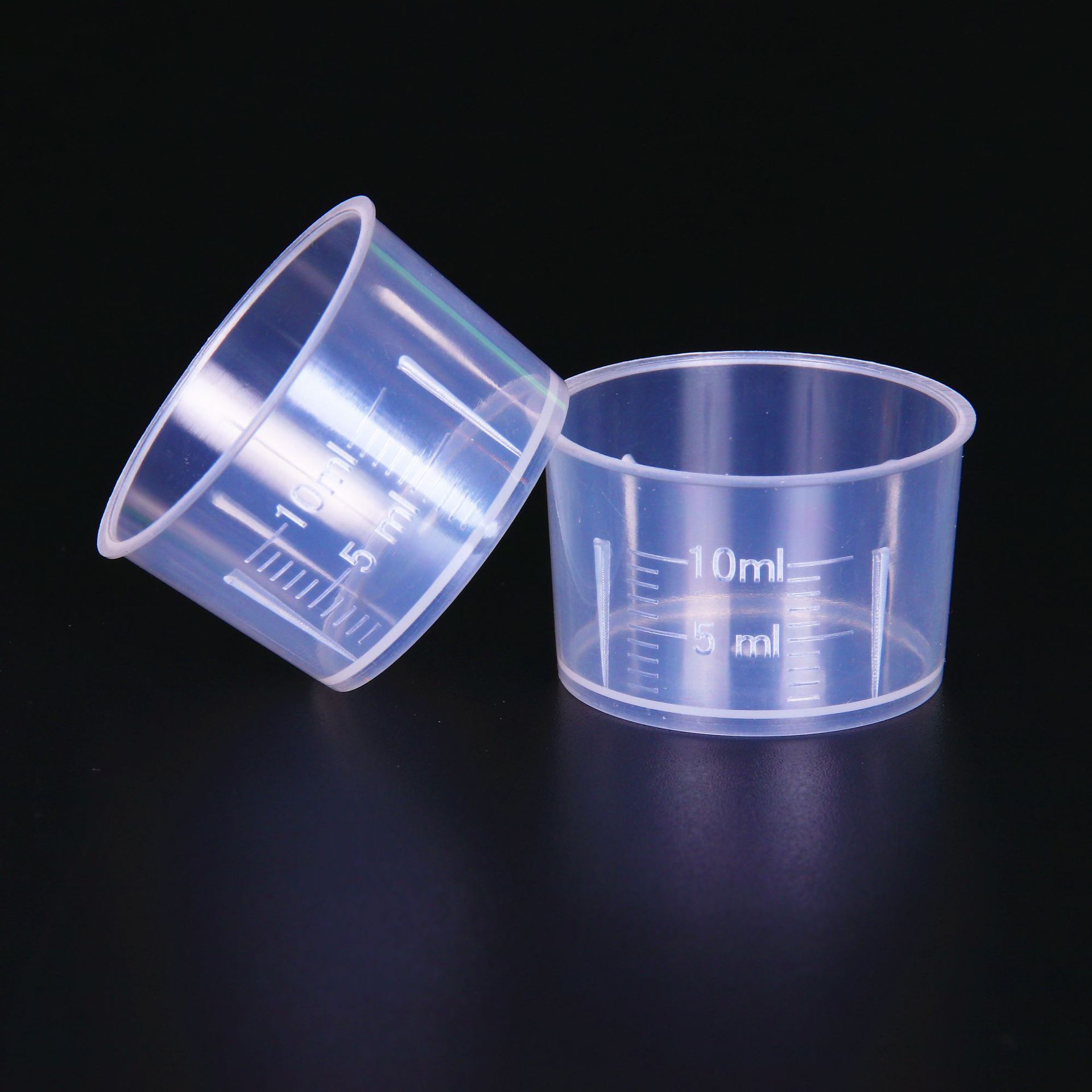 现货 加厚 10ml塑料量杯 小量杯 pp塑料量杯 量杯带刻度10毫升