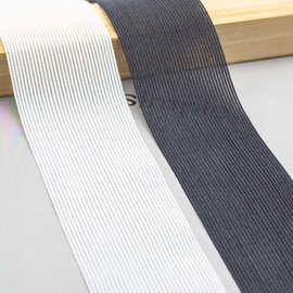 现货3.5cm宽鱼丝橡筋弹力织带松紧带短裤腰头内衣裹胸辅料服装diy