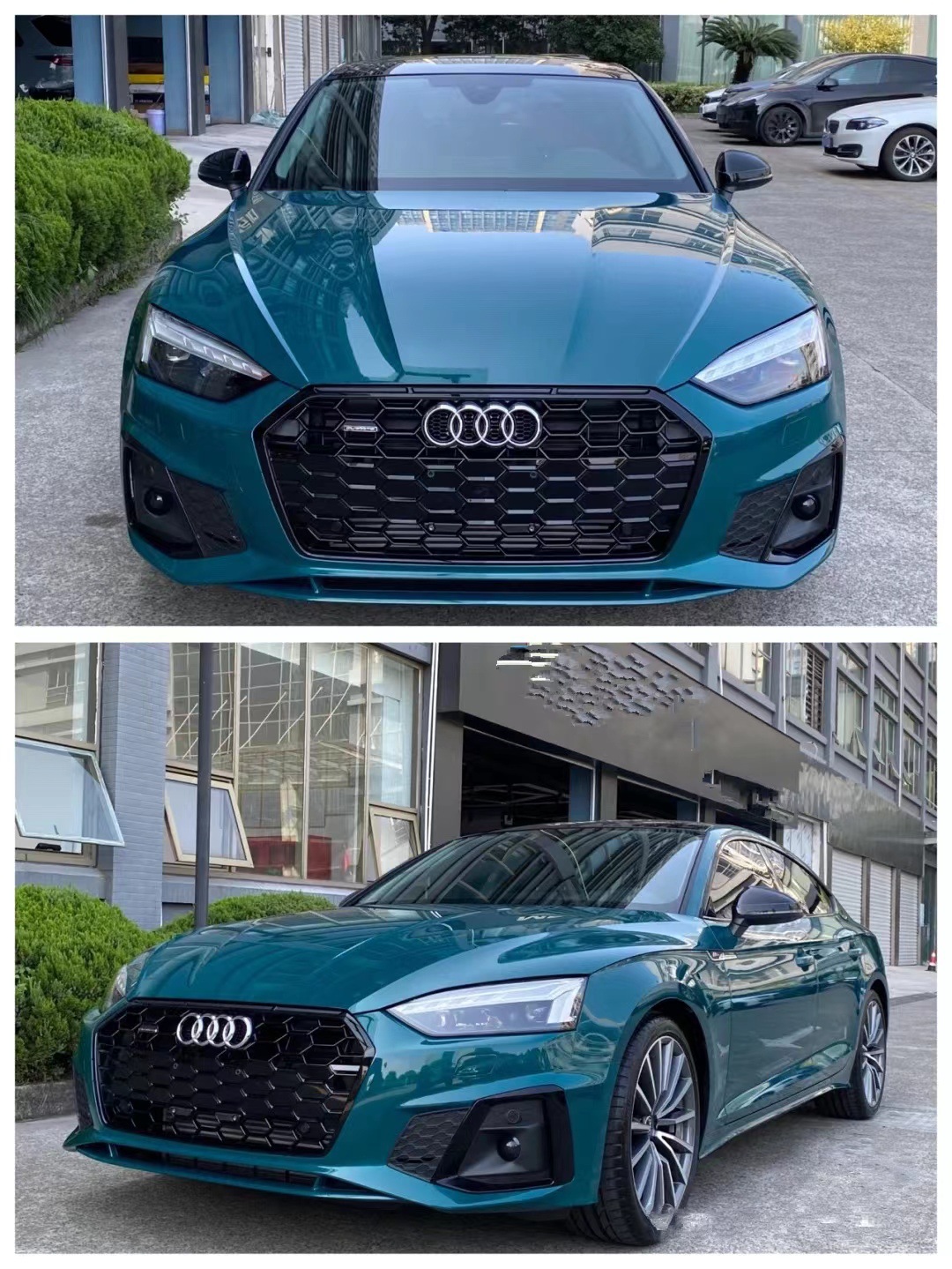 汽车改色膜全车贴膜改色膜水晶系列地狱绿孔雀蓝