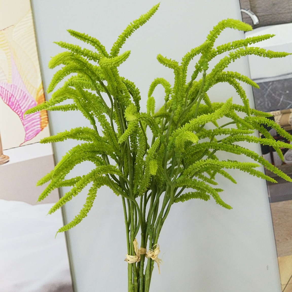 情人泪扎束狗尾草鼠尾草 北欧家居样板间插花装饰婚庆手捧把束草