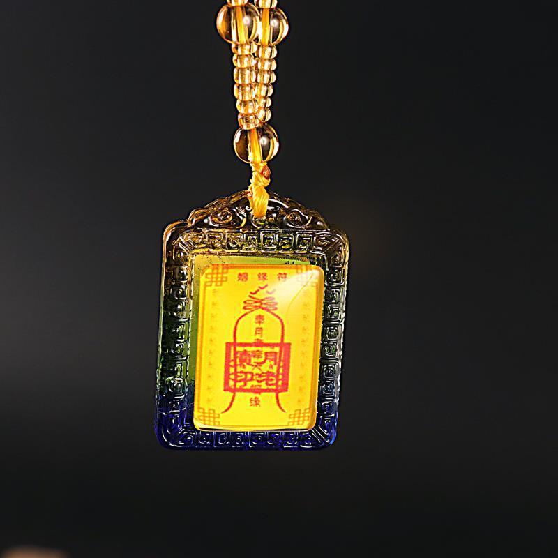 月老吊坠项链挂件旺桃花催姻缘招桃花助爱情姻缘符礼品活动