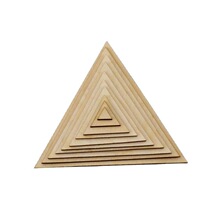 DIY Handmade Accessories Wooden Triangle Wooden Pieces Graff