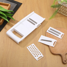 家用切菜刨丝护手器厨房擦丝器白色塑料护手器防伤手擦丝器批发