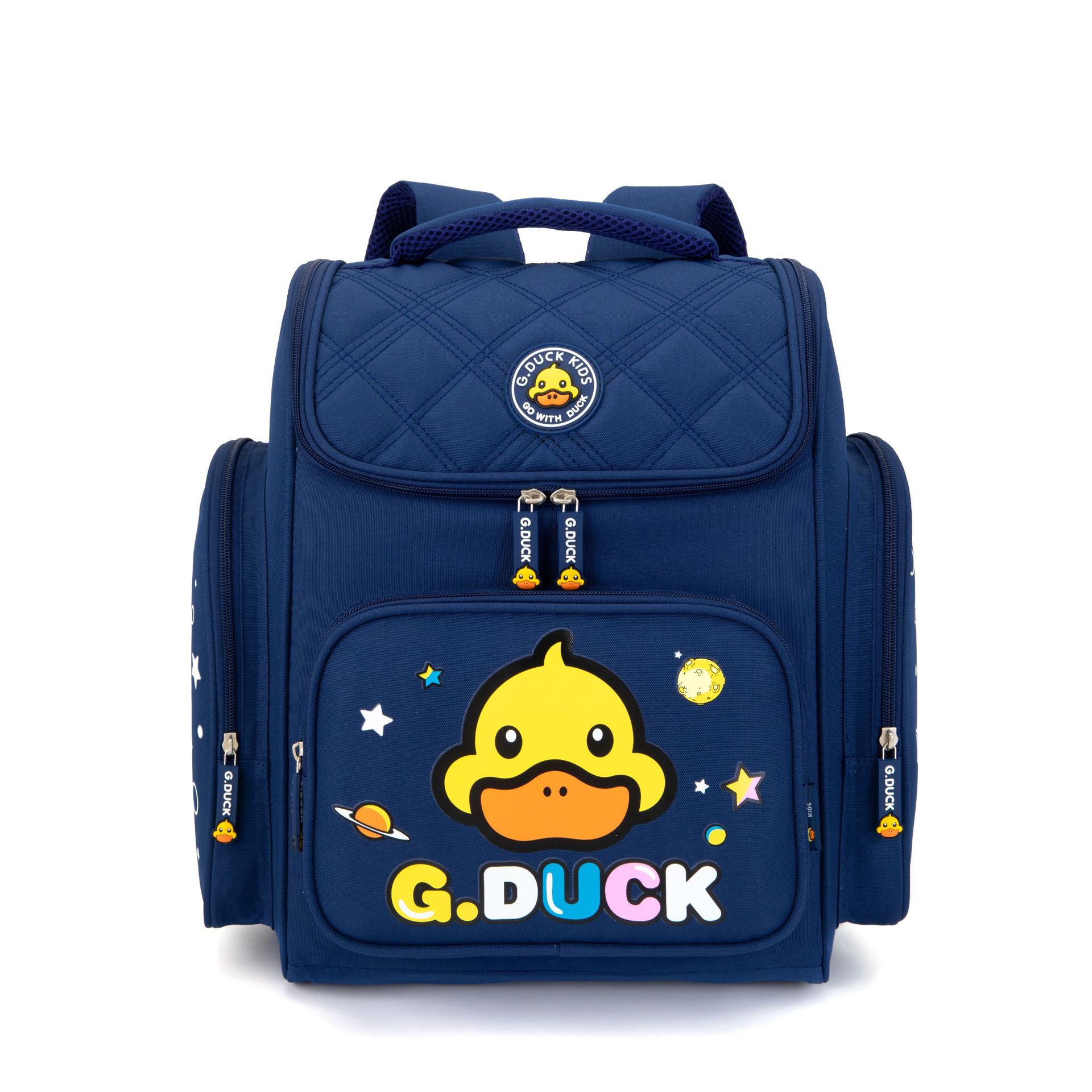 G. Duck Small Yellow Duck 123 Grade Backpack Boys and Girls Children's Bags Burden Reduction Spine Protection Primary School Student Schoolbag
