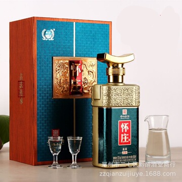 怀庄金质品鉴贵州酱酒批发53度白酒整箱6瓶礼盒装酱香型白酒