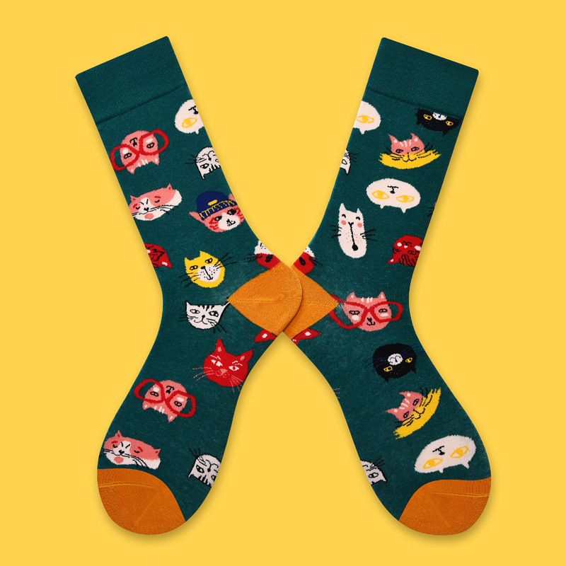 墨晓21原创新款设计女袜 卡通水果潮牌情侣袜 女士创意袜子