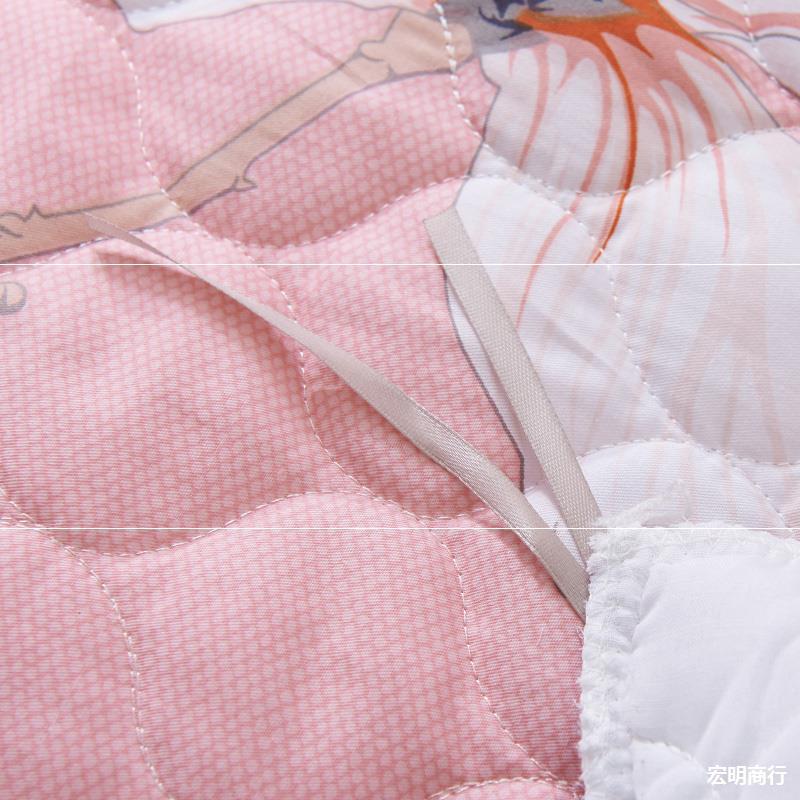 纯棉加棉花边被套单件秋冬加厚夹棉被罩夏被两用空调被套子单双人