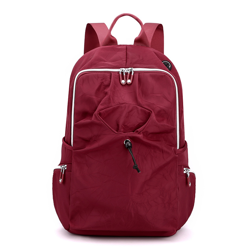 Nylon New Women's Backpack Student Bag Travel Bag Wholesale 8052