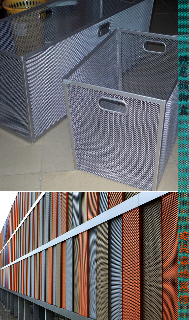 定制六角菱形铝网格吊顶微孔铝合金造型过滤网铝板防护装饰金属网