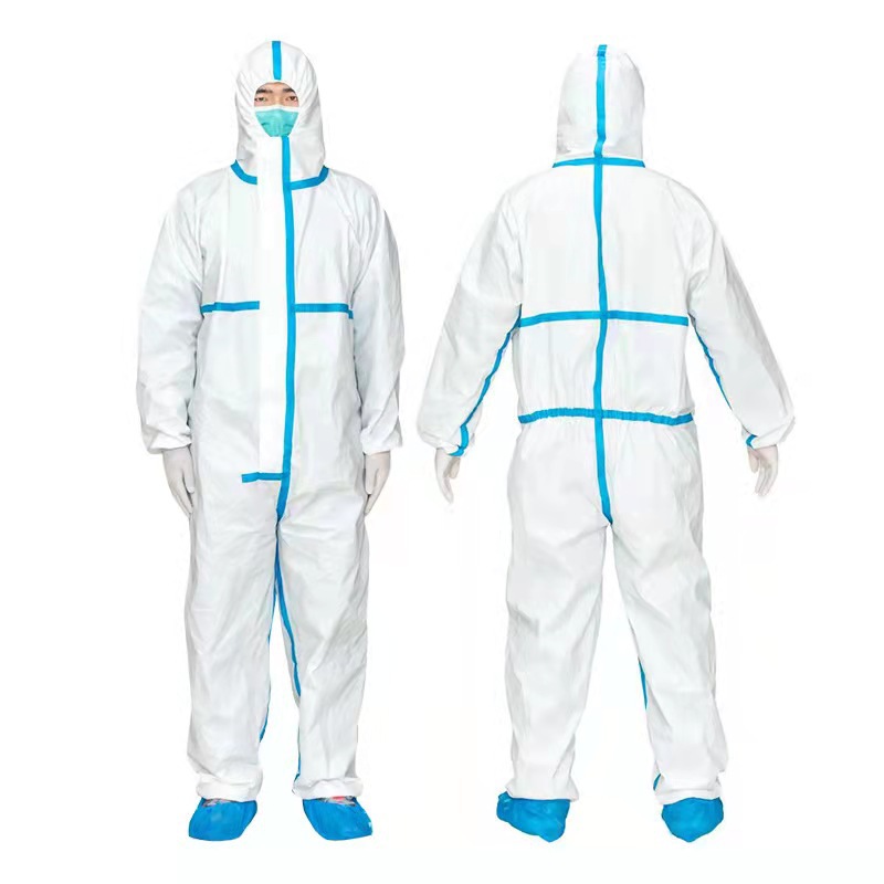 亿信医用防护服 连体式 连脚式 防护服 包邮 可开票 量大可议