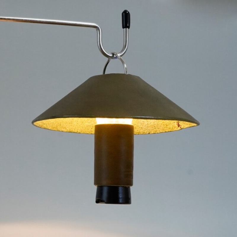 皮质户外露营灯罩 防雨水手缝线护手套 野外吊灯配件套装