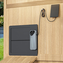 新款太阳能鸡舍门光感自动鸡窝门红外防夹侧边开门定时智能宠物门