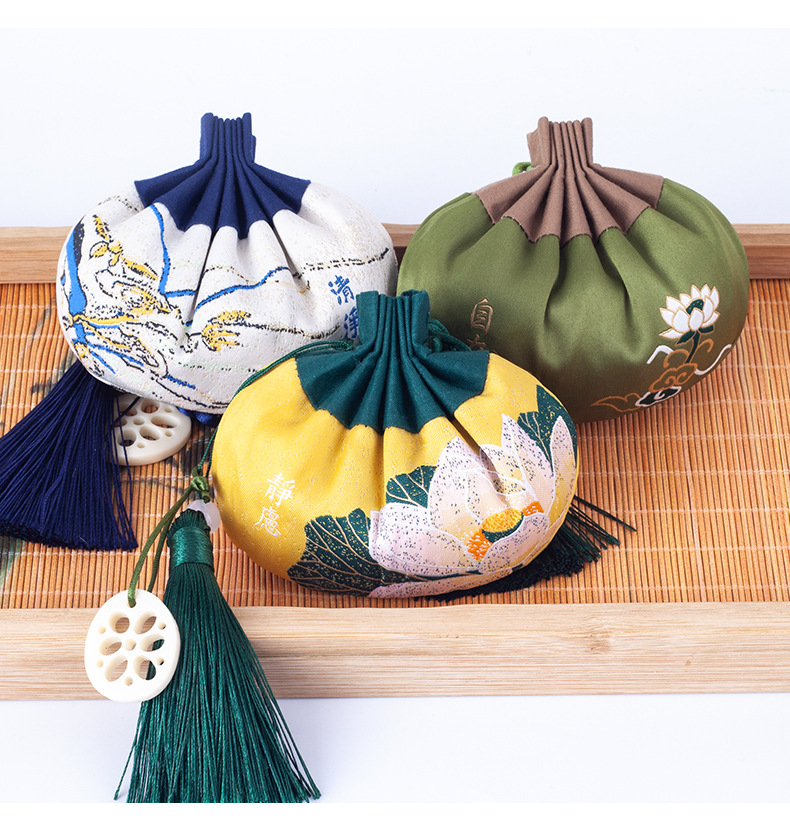 汉服随身古风端午节diy材料包香包香囊香袋子薰衣草挂包荷包空袋