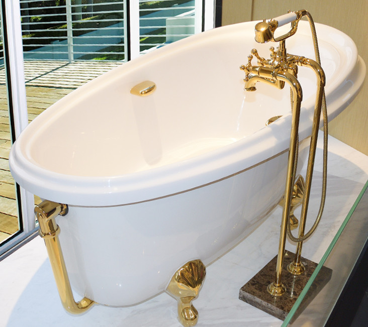 珠光浴缸ppy161014 /ppy181014猫脚浴缸独立式按摩泡澡-阿里巴巴