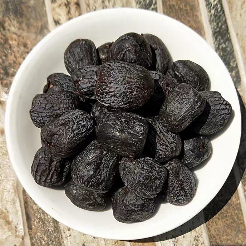 【买一斤送一斤】野生黑枣无核软枣君迁子100g非乌枣野柿子包邮