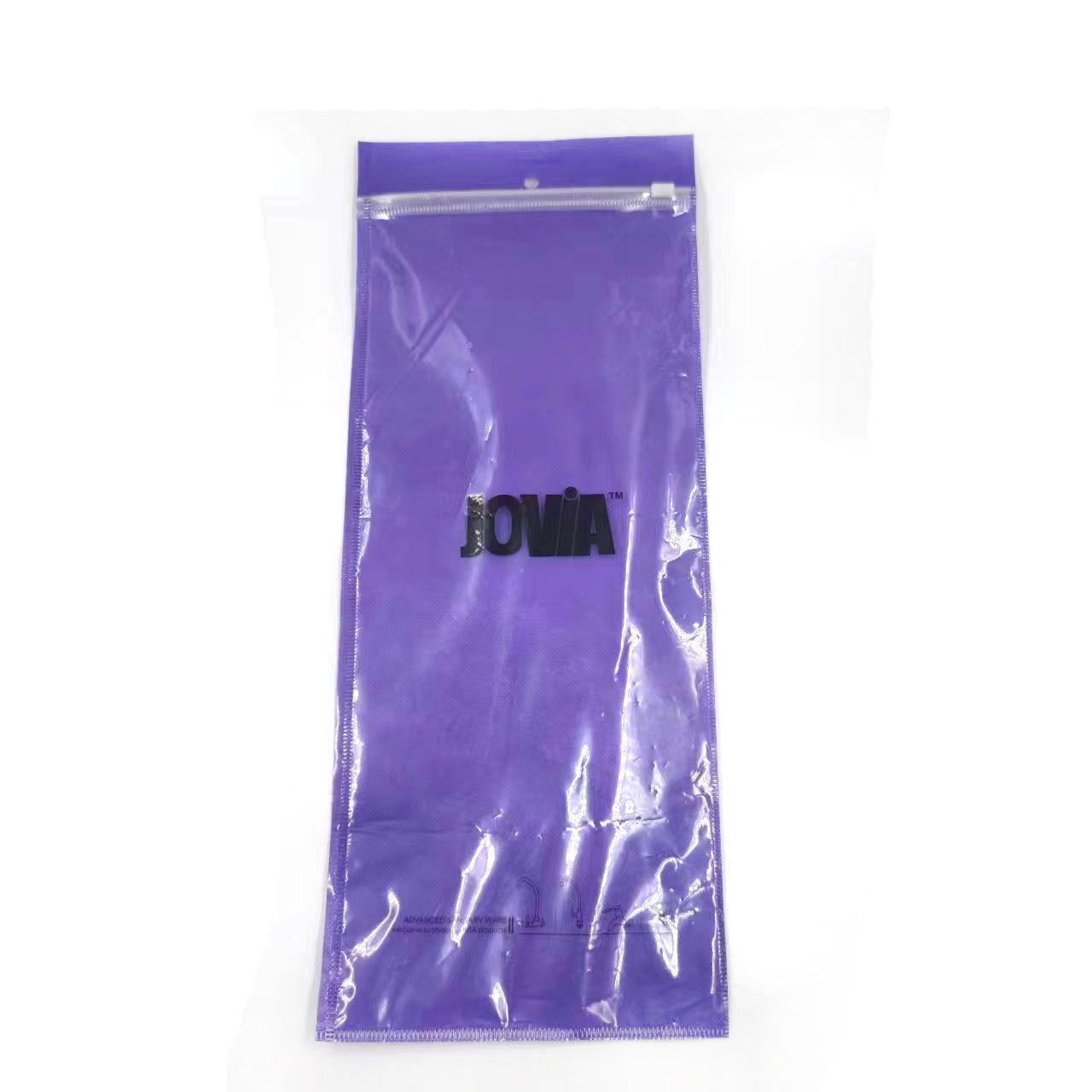 Non-Woven Fabric Zipper Bag Handbag Clothing Packaging Bag Wholesale Plastic Transparent Ziplock Bag Logo Can Be Printed