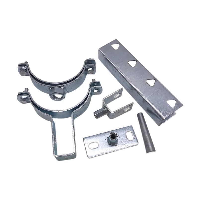 虹吸排水五金件悬吊管卡横管卡立管卡三角销安装片方钢连接件骑卡