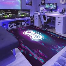 新款跨境亚马逊游戏机地毯家用电玩手柄游戏房地毯卧室满铺地毯
