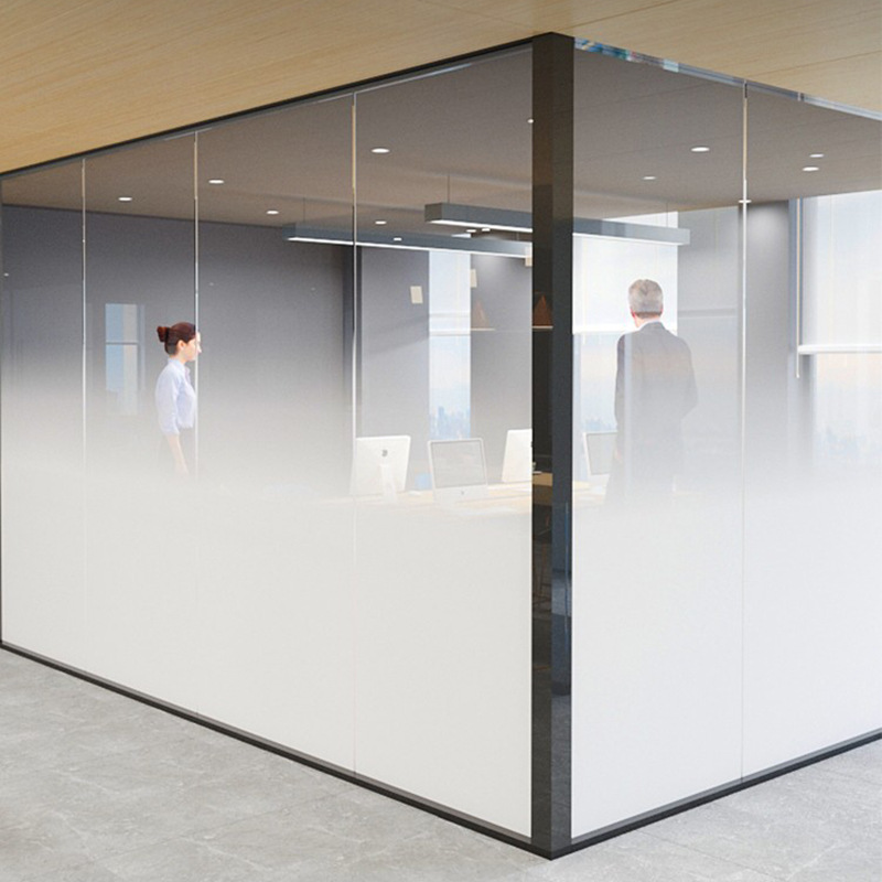 圆点渐变玻璃膜单向双向半透明家用办公室隔断贴膜法纱膜贴纸批发