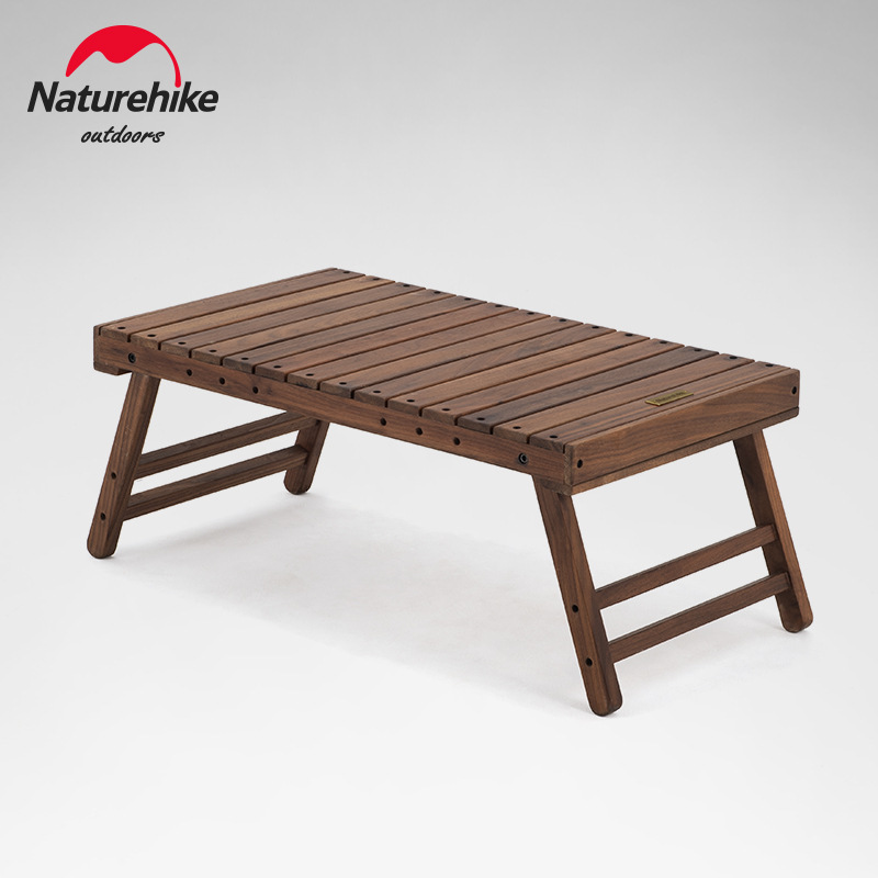 Naturehike Naturehike Mu Se Outdoor Camping Table Folding Wooden Table Outdoor Barbecue Picnic Portable Small Table