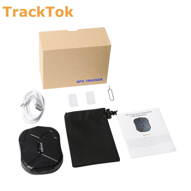 Gpstracker Overseas Tk905 Vehicle Tracker GSM/GPRS Locator Strong Magnetic Waterproof English Version App