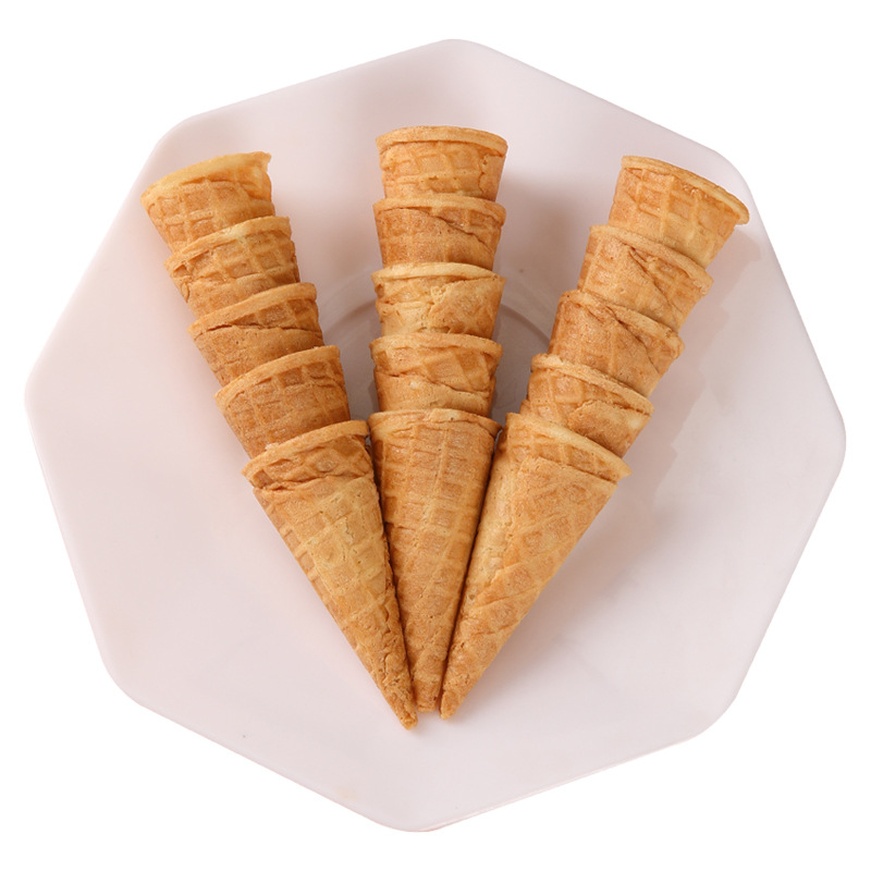 迷你冰淇淋蛋筒脆皮甜筒小口蛋卷冰激凌脆筒家庭diy装饰裱花脆桶