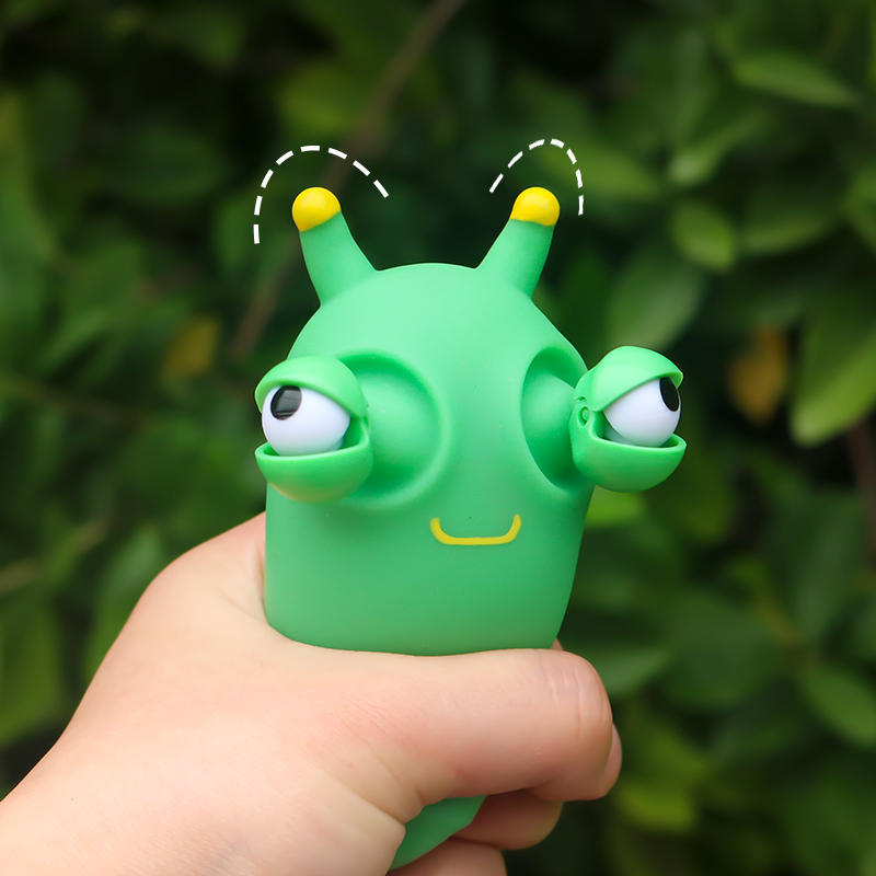 Best-Seller on Douyin Toys Eye-Popping Bugs Squeezing Toy Pressure Reduction Toy Eye-Popping Bugs Vent Squeeze Small Toys