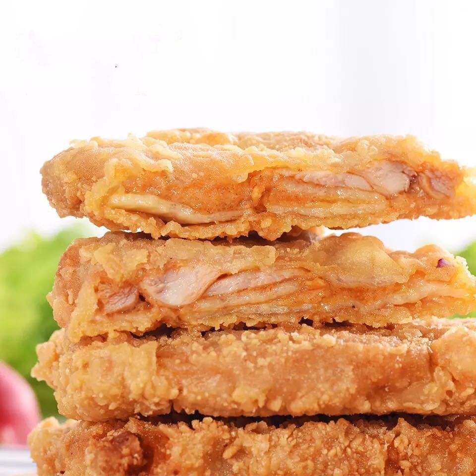 新东大香辣汉堡腿排 炸鸡腿排 鸡腿排 油炸小吃食材 10片/包