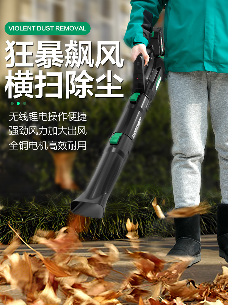 吹风机大功率工业用吹雪除尘器充电式清灰工业鼓风机可调速锂电池