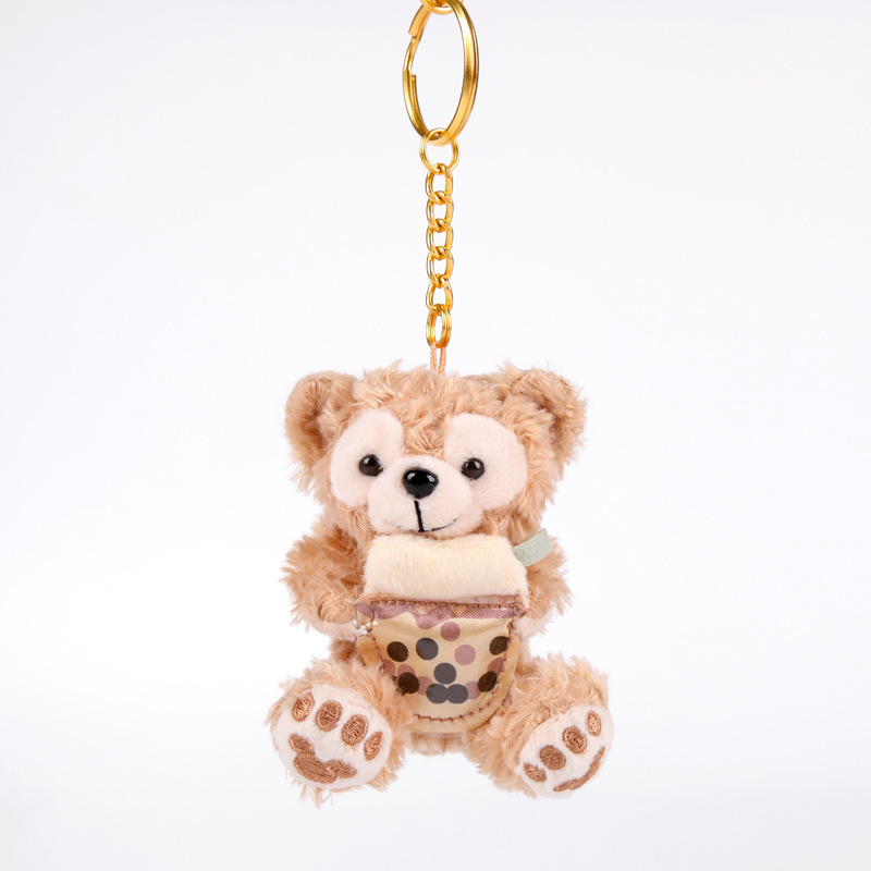甜品系列限定款星黛露达菲熊玫玫挂件可爱毛绒公仔包包挂饰玩偶