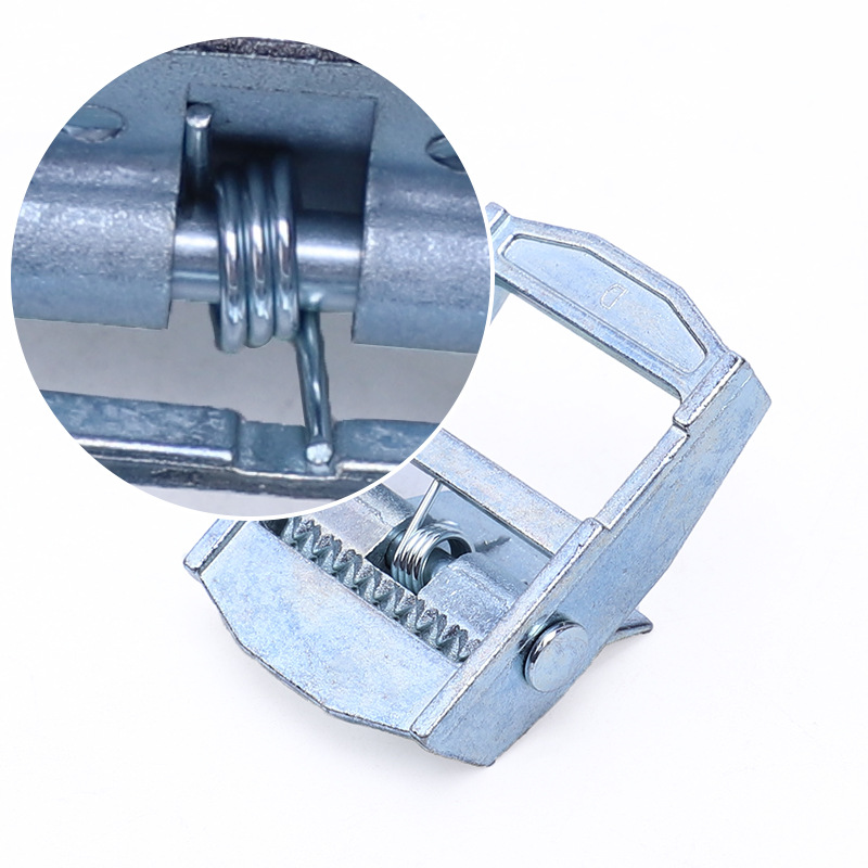 25mm双弹簧金属卡扣锌合金压扣五金配件捆绑扣拉紧锁扣厂家直销