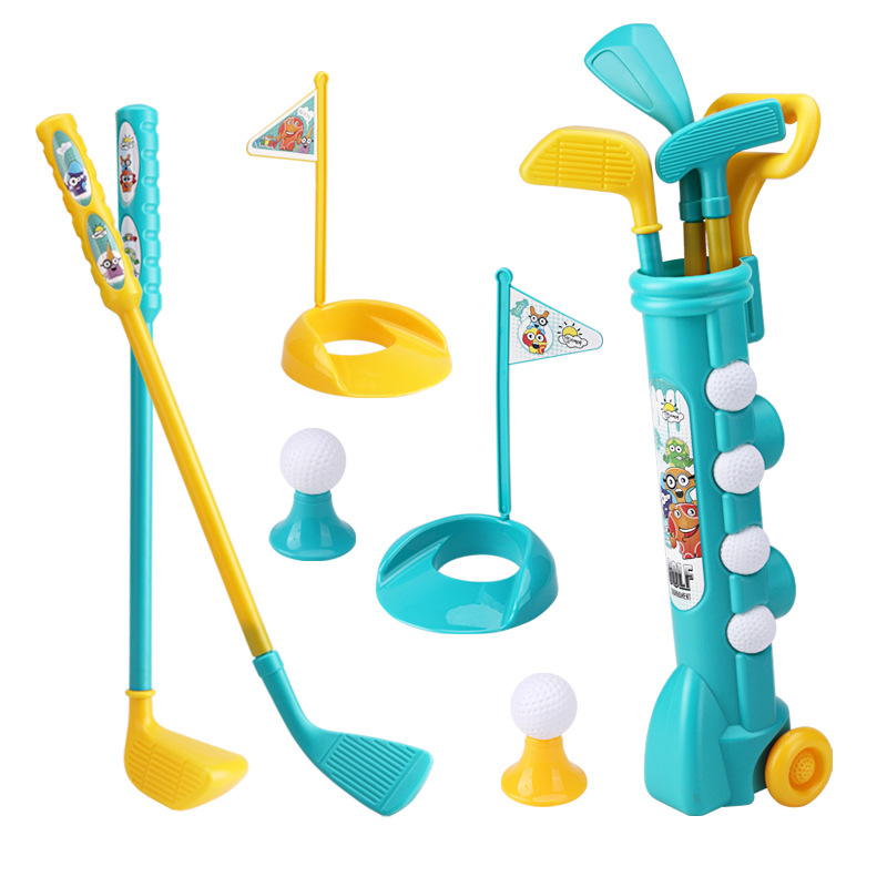 Children's Golf Toy Set Parent-Child Interaction Boy Outdoor Sports Ball Fitness Equipment Gift