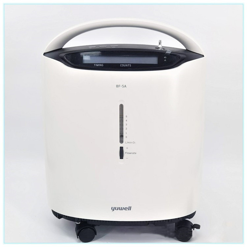 外贸版鱼跃制氧机家用8f-5aw带雾化功能氧气机5l日本美欧氧气设备