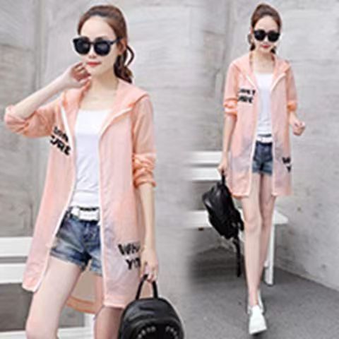 Women's Sun Protection Clothing Short 2021 Summer New Loose All-Match UV Protection Little Daisy Women's Long Sleeve Thin Coat