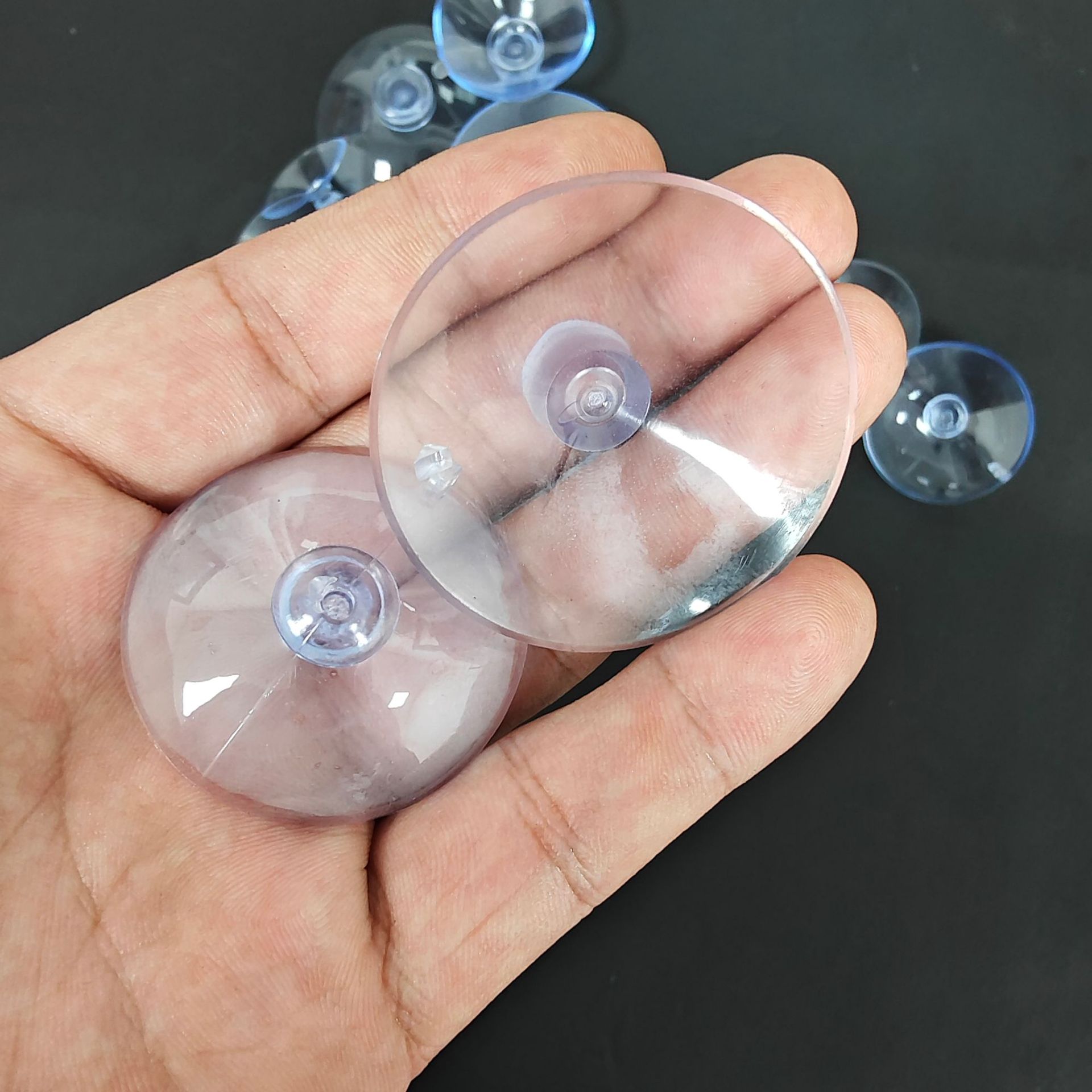 j8吸盘浴室厂家直供小头吸盘蘑菇蘑菇pvc透明吸盘头配件塑料吸g3