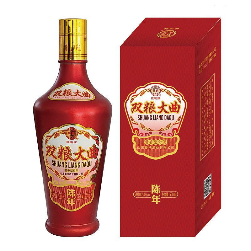 秦池酒 双粮大曲陈年 53度酱香国标纯粮优级酒 山东名酒 临朐特产