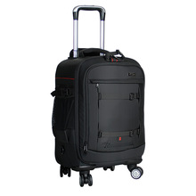 锐玛双肩摄影拉杆箱 单反相机旅行箱行李登机箱 防水防震