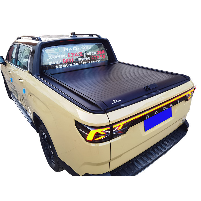 雷达rd6皮卡车加装后盖手动卷帘平盖 改装电动后箱盖推拉货箱盖