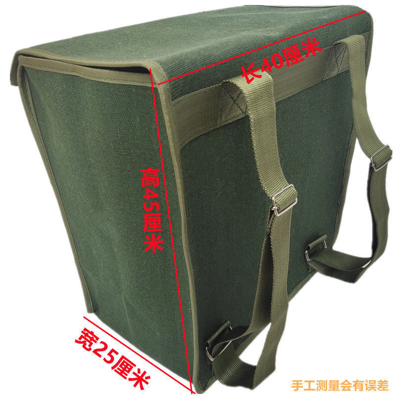 工具包帆布耐磨双肩背包特厚双肩工具包耐磨木工多功能加厚帆布袋