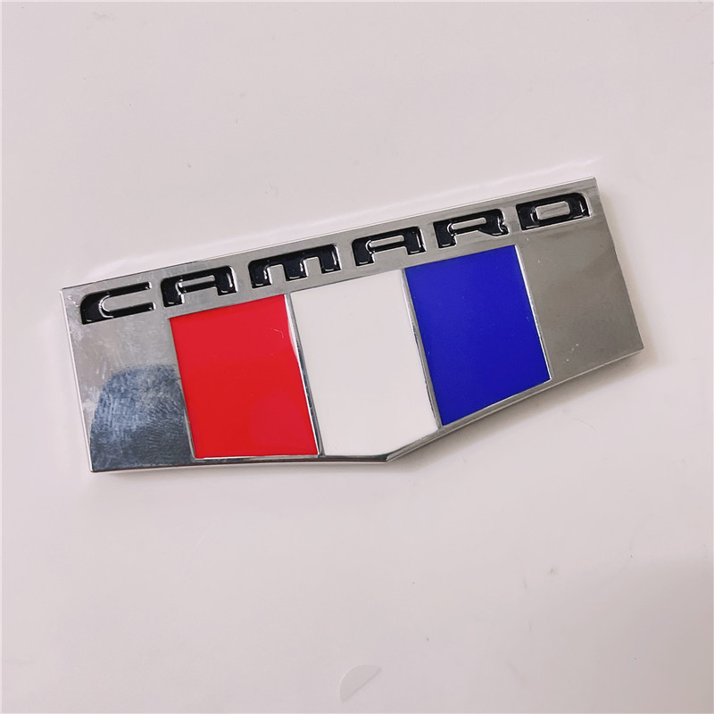 适用于雪佛兰大黄蜂科迈罗camaro侧标叶子板英文车标改装后尾车贴