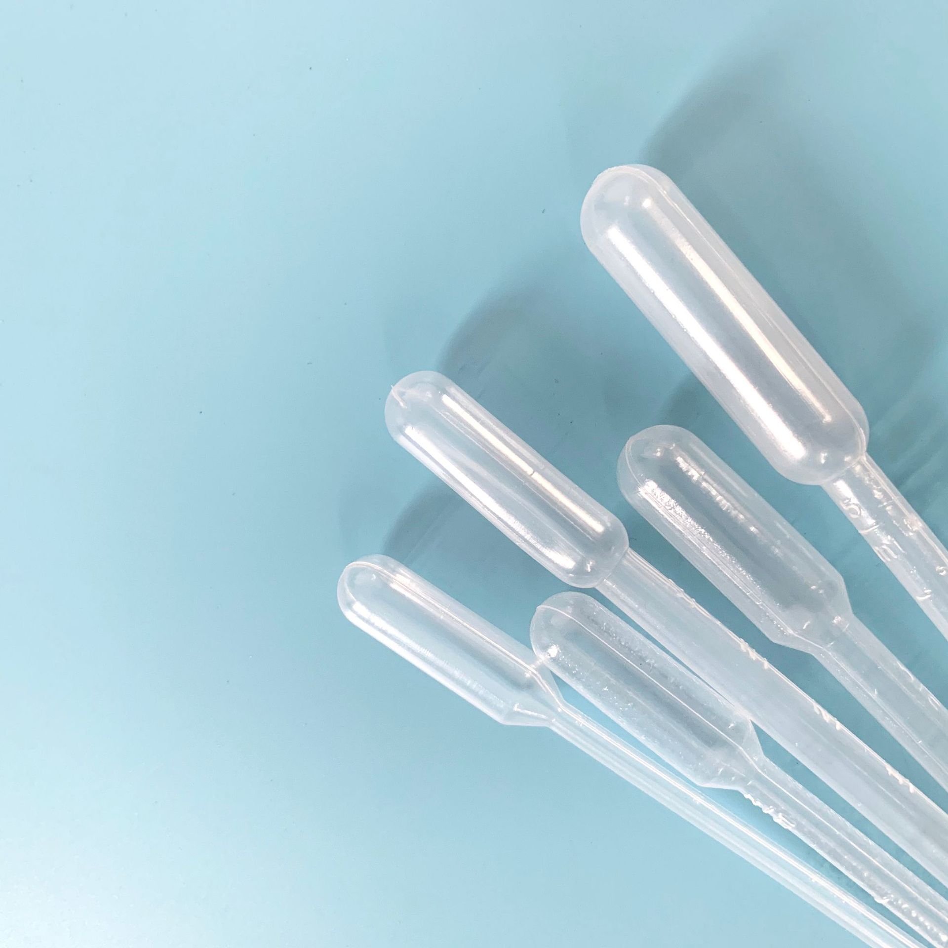 利康医疗一次性塑料吸管1ml/2ml/3ml带刻度巴氏塑料滴管100支/包