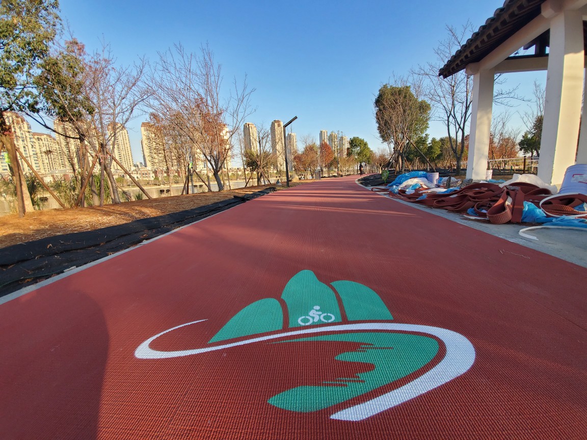 步道游步道橡胶跑道