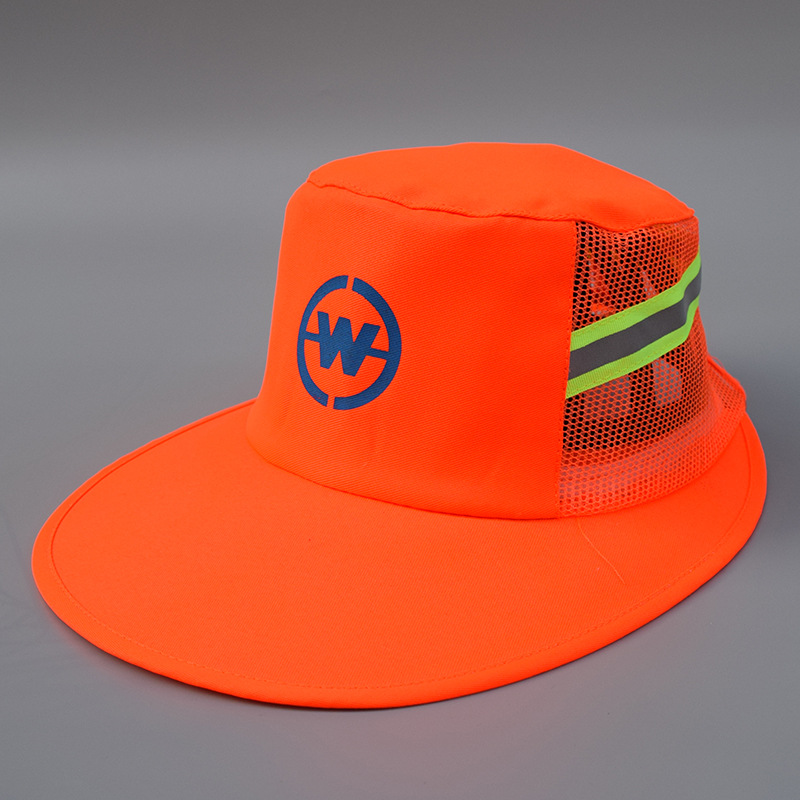 环卫工人帽夏季遮阳防晒帽公路养护物业保洁清洁工户外工作帽网帽