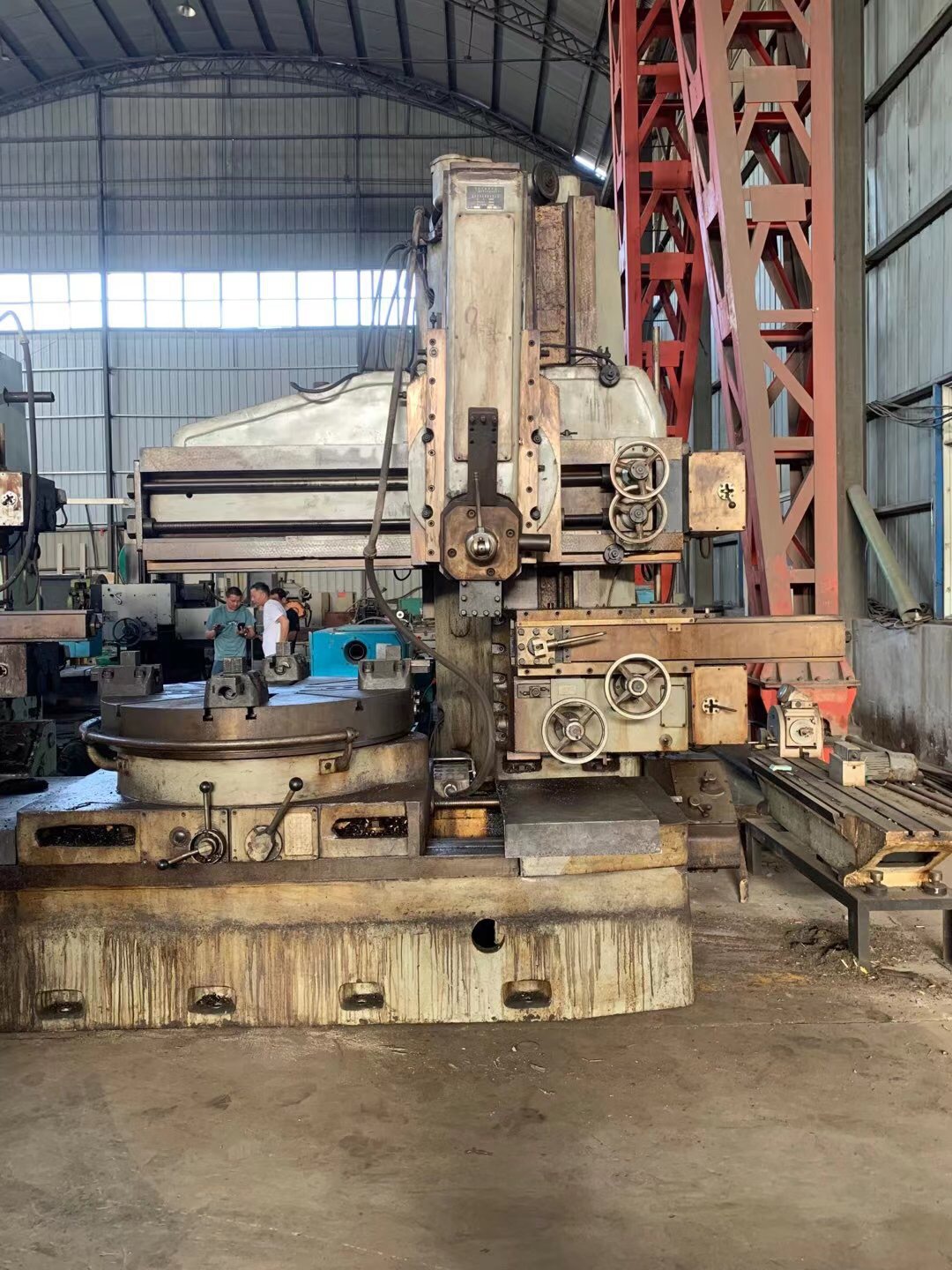 在位处理二手机床车床 移动立车c5523a