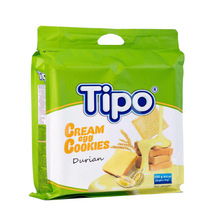 越南进口TIPO面包干25g/袋牛奶榴莲味奶蛋酥脆涂层饼干休闲小零食
