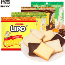 越南进口Lipo面包干300g 利葡奶油鸡蛋味涂层面包干休闲零食批发